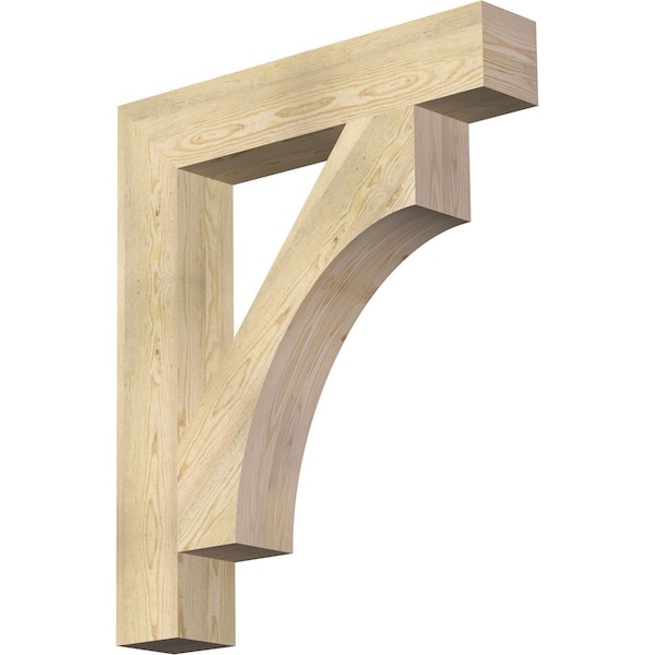 Ekena Millwork Westlake Block Rough Sawn Bracket, Douglas Fir, 6"W x 34"D x 40"H BKT06X34X40WTL05RDF - main